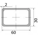 Труба профильная 60*30*2,0 (6,0 м)