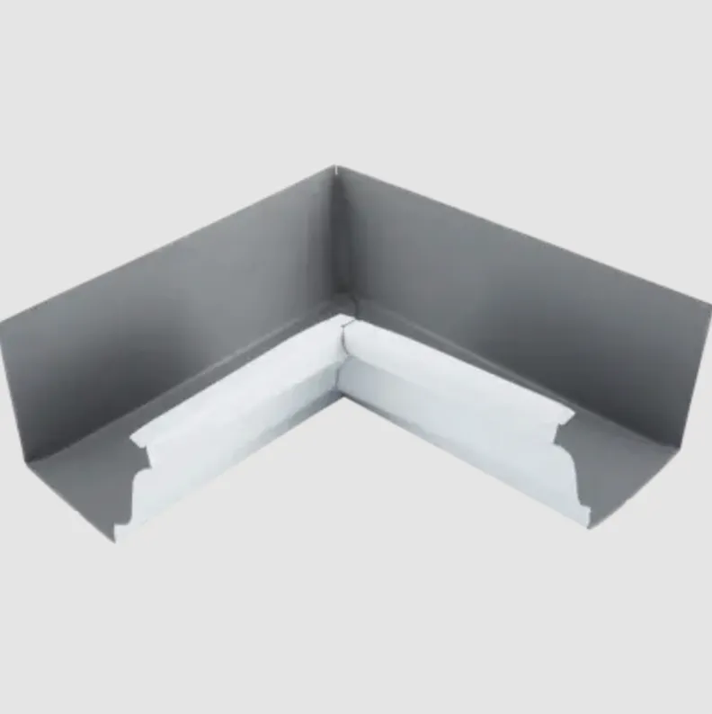 Угол желоба внутренний