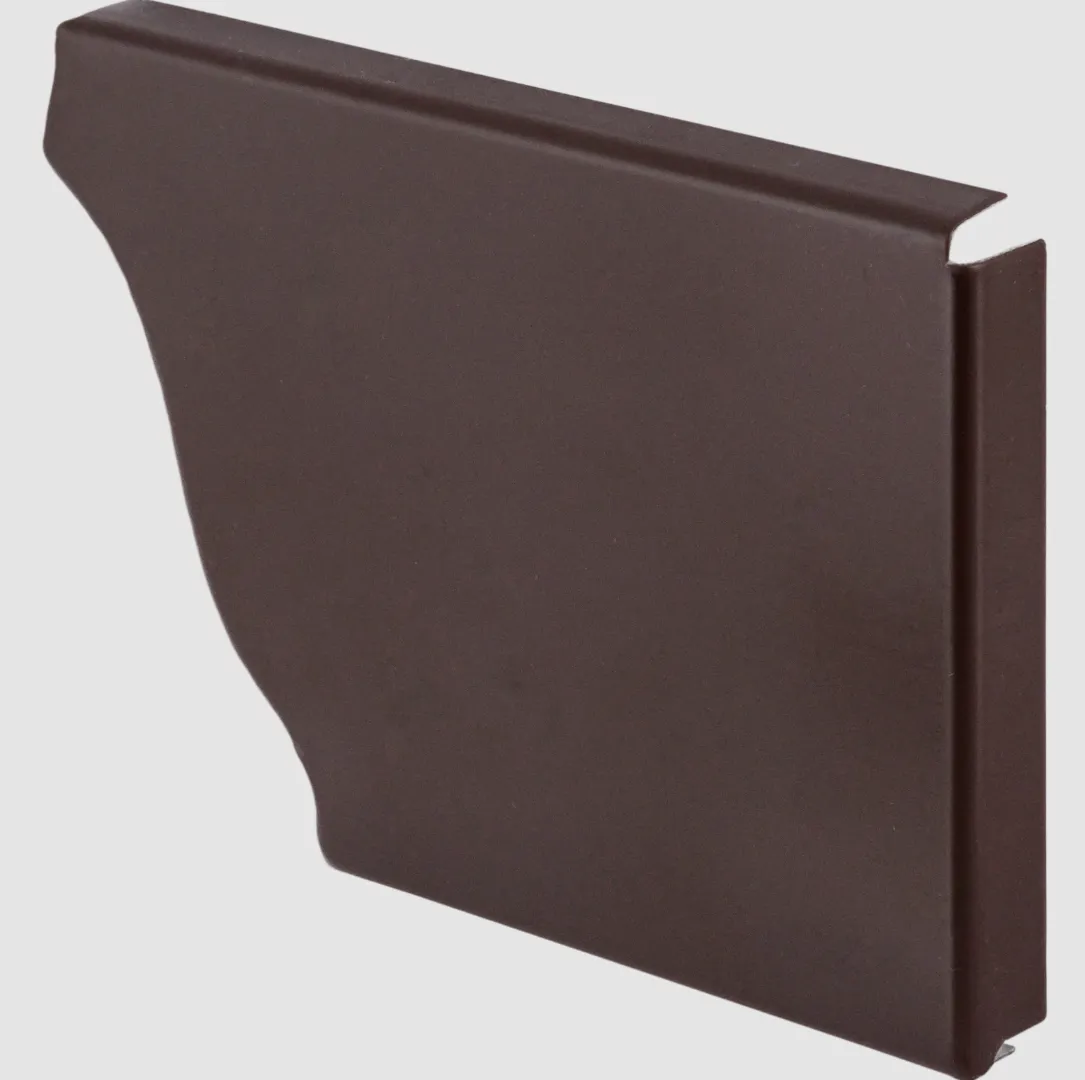 Заглушка желоба 120х86 левая