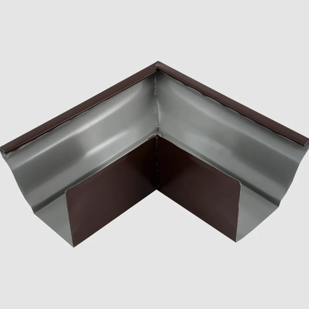 Угол желоба наружный