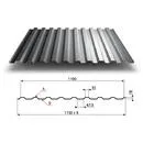 Профнастил МП20 оцинкованный 0,45 мм