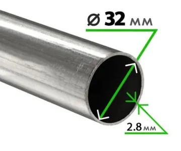Труба электросварная 32х2,8 мм