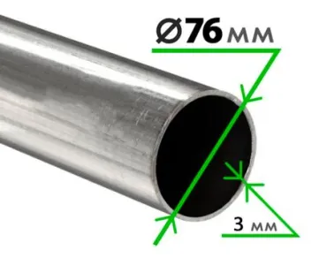 Труба электросварная 76х3 мм