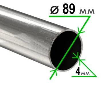 Труба электросварная 89х4 мм