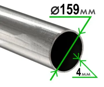 Труба электросварная 159х4 мм