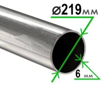 Труба электросварная 219х6 мм