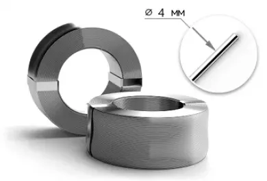 Проволока вязальная 4 мм (бухта)