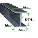 Стальная двутавровая балка 14 Б1