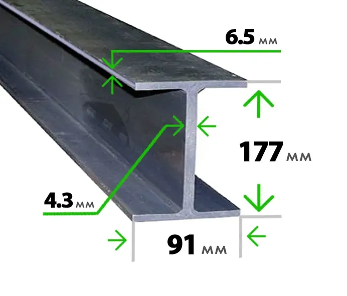 Стальная двутавровая балка 18 Б1