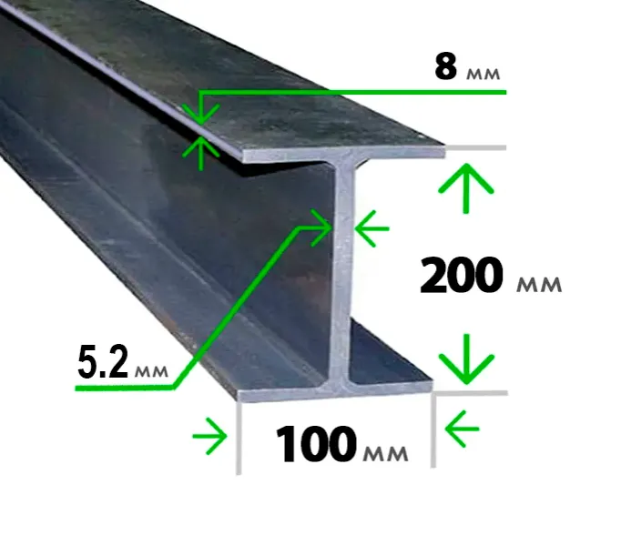 Стальная двутавровая балка 20