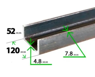 Швеллер 12 П