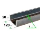 Швеллер гнутый 120х50х3 мм