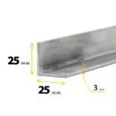 Уголок 25х25х3 мм