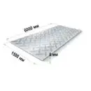 Лист рифленый 6 мм 1500х6000 мм