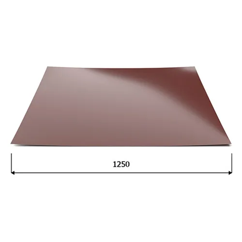 Профнастил МП20 RAL 8017 Шоколад 2000х1150х0,45 мм