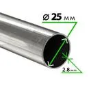 Труба электросварная 25х2,8 мм ( некондиция )