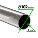 Труба электросварная 102х3 мм ( некондиция )