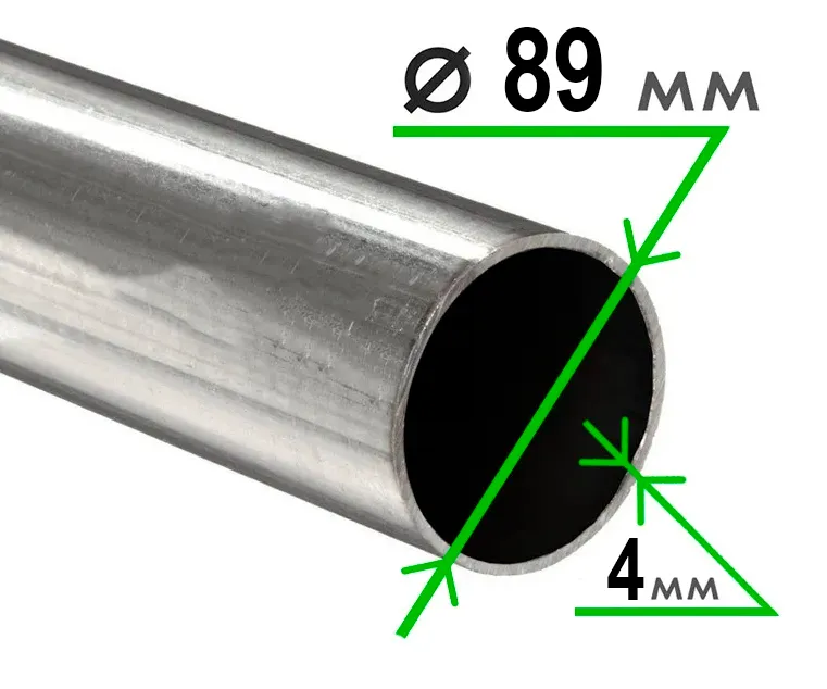 Труба электросварная 89х4 мм ( некондиция )