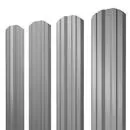 Штакетник Twin фигурный 0,5 PE RAL 3005 красное вино