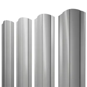 Штакетник Круглый фигурный 0,5 PE RAL двухсторонний