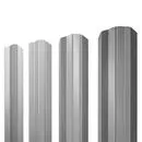 Штакетник М-образный фигурный 0,45 PE RAL 8017 коричневый