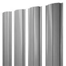 Штакетник Полукруглый Slim с прямым резом 0,4 PE RAL 3005 красное вино