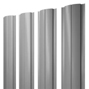 Штакетник Полукруглый Slim с прямым резом 0,45 PE RAL 6005 зеленый мох