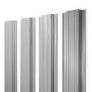 Штакетник Прямоугольный с прямым резом 0,45 PE RAL 3005 красное вино