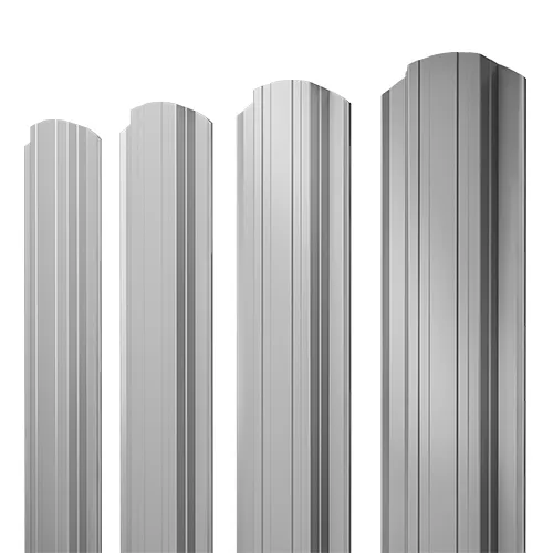 Штакетник Прямоугольный фигурный 0,4 PE RAL под дерево