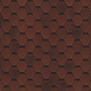 ТЕХНОНИКОЛЬ гибкая черепица Финская Соната Красный (3 кв.м.), уп.