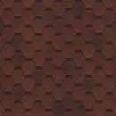 ТЕХНОНИКОЛЬ гибкая черепица Финская Соната Красный (3 кв.м.), уп.