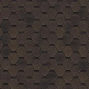 ТЕХНОНИКОЛЬ гибкая черепица Финская Соната Коричневый (3 кв.м.), уп.