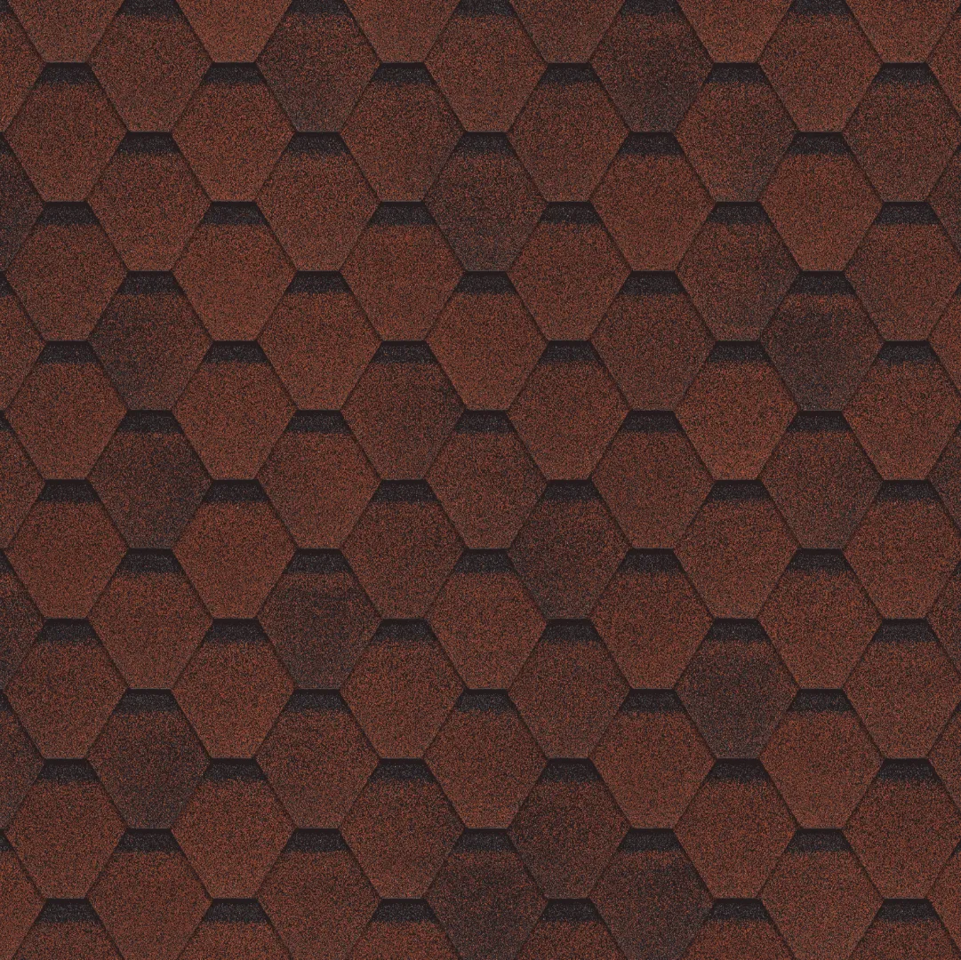 ТЕХНОНИКОЛЬ гибкая черепица Финская Соната Красный (3 кв.м.), уп.