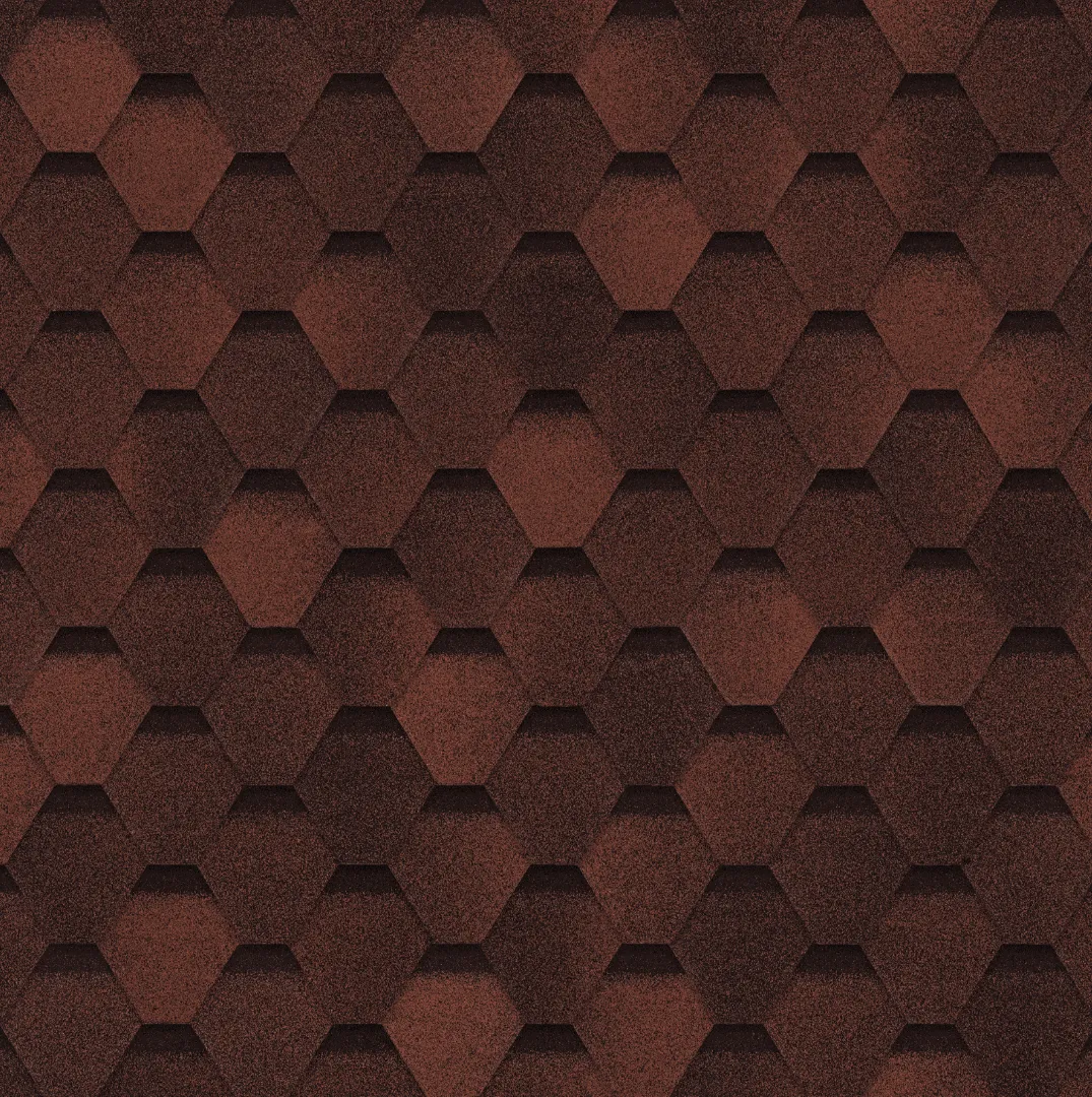 ТЕХНОНИКОЛЬ гибкая черепица Оптима Соната Красный (3 кв.м.), уп.