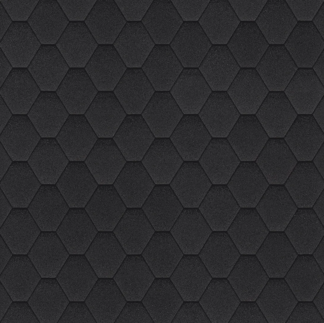 ТЕХНОНИКОЛЬ гибкая черепица Оптима Соната черный (3 кв.м.), уп.