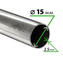 Труба электросварная 15х2,5 мм ( некондиция )